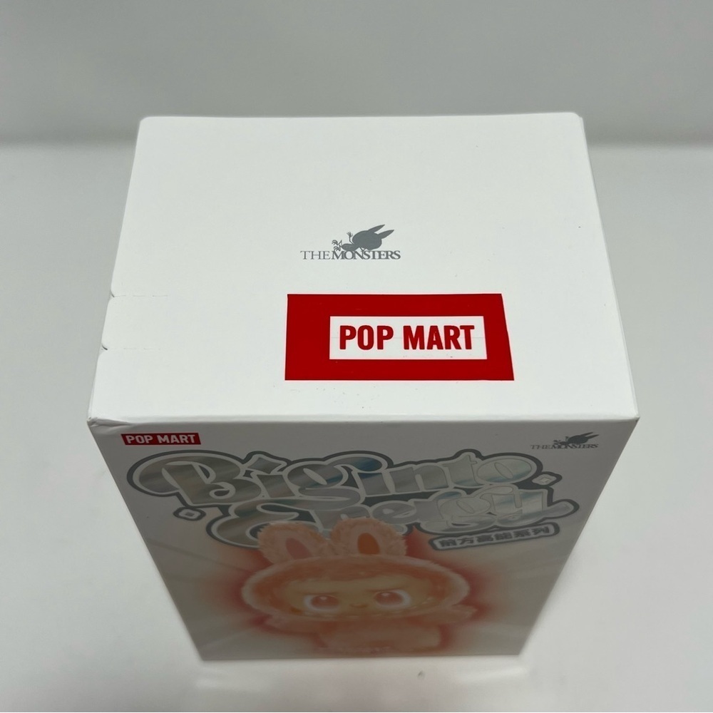 [NEW] POP MART Labubu Big into Energy Plush Pendant Keychain Loyalty Pink Yellow - Picture 8 of 14
